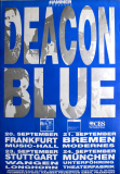 DEACON BLUE - 1990 - In Concert - When The World Knows.... Tour - Poster