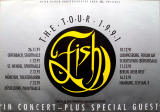 FISH - MARILLION - 1991 - In Concert - Internal Exile Tour - Poster - Poster - B