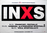INXS - 1990 - Plakat - Live In Concert - X Tour - Poster