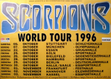 SCORPIONS - 1996 - Plakat - In Concert - World Tour - Poster