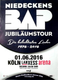 BAP - NIEDECKEN - 2016 - In Concert - Jubilums Tour - Poster - Kln