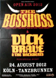 BOSSHOSS - 2012 - In Concert - Dick Brave - Open Air Tour - Poster - Kln