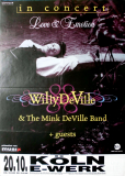 DE VILLE, WILLY - 1996 - In Concert - Love & Emotion Tour - Poster - K�ln - B