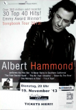 HAMMOND, ALBERT - 2013 - In Concert - Songbook Tour - Poster - Dsseldorf
