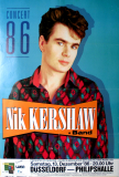 KERSHAW, NICK - 1986 - Concert - Radio Musicola Tour - Poster - D�sseldorf - N20