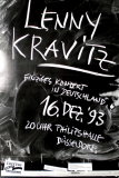 KRAVITZ, LENNY - 1993 - Concert - Universal Love Tour - Poster - Dsseldorf N20