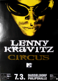 KRAVITZ, LENNY - 1995 - In Concert - Circus Tour - Poster - Dsseldorf N20
