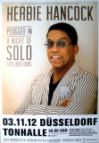 HANCOCK, HERBIE - 2012 - In Concert - Plugged In Tour - Poster - Dsseldorf