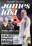 LAST, JAMES - 2013 - Plakat - In Concert - The Last Tour - Poster - Krefeld