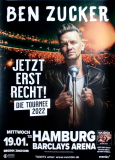 ZUCKER, BEN - 2022 - Live In Concert - Jetzt erst Recht Tour - Poster - Hamburg