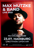 MUTZKE, MAX - 2022 - Live In Concert Tour - Poster - Hamburg