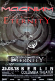 MAGNUM - 2018 - Plakat - In Concert - Road to Eternity Tour - Poster - Berlin