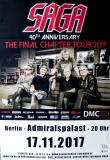 SAGA - 2017 - Plakat - In Concert - Final Chapter Tour - Poster - Berlin