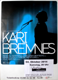 BREMNES, KARI - 2014 - Plakat - In Concert Poster - D�sseldorf