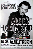 HAMMOND, ALBERT - 2013 - Plakat - In Concert - Songbook Tour - Poster - Kln