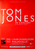 JONES, TOM - 2009 - Plakat - In Concert Tour - Poster - Dsseldorf