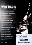 MAAHN, WOLF - 2010 - In Concert - Vereinigte Staaten Tour - Poster - Dsseldorf