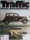TRAFFIC - 1973 - Plakat - Amazing Blondel - In Concert Tour - Poster - Kln