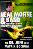 MORSE, NEAL - 2011 - Plakat - In Concert - Testimony 2 Tour - Poster - Bochum