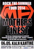 MOTHERS FINEST - 2014 - In Concert - Rock the Summer Tour - Poster - Kln