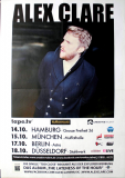 CLARE, ALEX - 2011 - Plakat - In Concert - The Latest of the Hour Tour - Poster