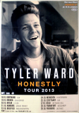 WARD, TYLER - 2013 - Plakat - In Concert - Honestly Tour - Poster