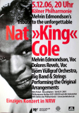 EDMONDSON, MELVIN - 2007 - Nat King Cole - In Concert Tour - Poster - K�ln