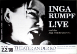 RUMPF, INGA - 1998 - Plakat - Joja Wendt - In Concert - Poster - Dsseldorf