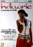 INDIA.ARIE - 2003 - Plakat - In Concert - Voyage to India Tour - Poster - Kln