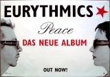 EURYTHMICS - ANNIE LENNOX - 1999 - Promotion - Plakat - Peace - Poster
