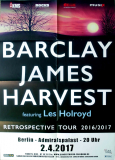 BARCLAY JAMES HARVEST - 2017 - Concert - Retrospective Tour - Poster - Berlin