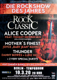 ROCK MEETS CLASSIC - 2020 - Alice Cooper - Thunder - Poster - Berlin