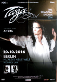 TARJA - NIGHTWISH - 2016 - In Concert - The Shadow Shows Tour - Poster - Berlin