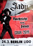 JADU - 2019 - In Concert - Nachricht vom Feind Tour - Poster - Berlin