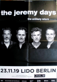 JEREMY DAYS - 2019 - In Concert - The Unlikely Return Tour - Poster - Berlin