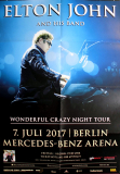 JOHN, ELTON - 2017 - In Concert - Wonderful Crazy Night Tour - Poster - Berlin