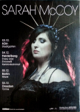 McCOY, SARAH - 2019 - Plakat - In Concert - Blood Siren Tour - Poster
