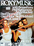 ROXY MUSIC - 1980 - Live In Concert - Flesh & Blood Tour - Poster - Nrnberg