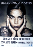GIDDENS, RHIANNON - 2016 - In Concert - Tomorrow Is My Turn Tour - Poster