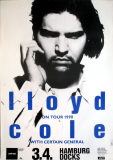 COLE, LLOYD - 1990 - Plakat - In Concert Tour - Poster - Hamburg