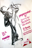 REICHLICH WEIBLICH - 1986 - Ulrike Haage - In Concert - Poster - Hamburg