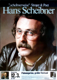SCHEIBNER, HANS - 1981 - In Concert - Scheibnerweise Tour Poster - Hamburg