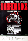DUBROVNIKS - 1992 - Plakat - In Concert - Chrome Tour - Poster - Bremen