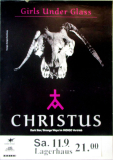 GIRLS UNDER GLAS - 1993 - In Concert - Christus Tour - Poster - Bremen B