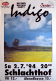INDIGO - 1994 - Plakat - Record Release Party - Poster - Bremen
