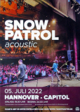 SNOW PATROL - 2022 - Live In Concert - Acoustic Tour - Poster - Hannover