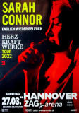 CONNOR, SARAH - 2022 - In Concert - HerzKraftWerke Tour - Poster - Hannover