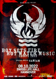 BOYS SETS FIRE - 2022 - In Concert - Samiam - Europe Tour - Poster - Hannover