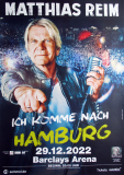 REIM, MATTHIAS - 2022 - Live In Concert - Ich komme Nach Tour - Poster - Hamburg