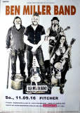 BEN MILLER BAND - 2016 - Plakat - In Concert Tour - Poster - Dsseldorf